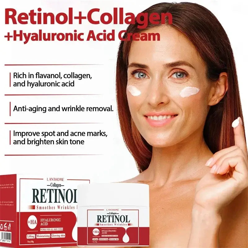 Creme De Clareamento Facial Com Retinol, Colágeno E Ácido hialurônico