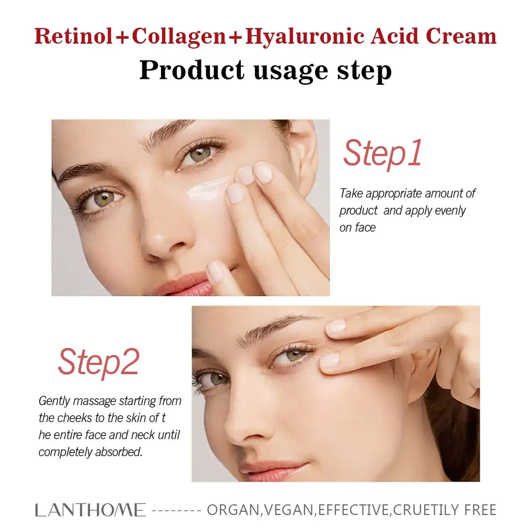 Creme De Clareamento Facial Com Retinol, Colágeno E Ácido hialurônico